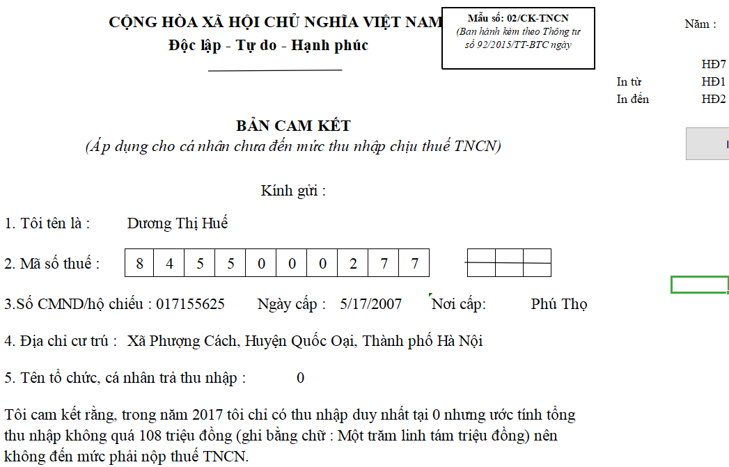 File theo dõi hợp đồng bằng Excel