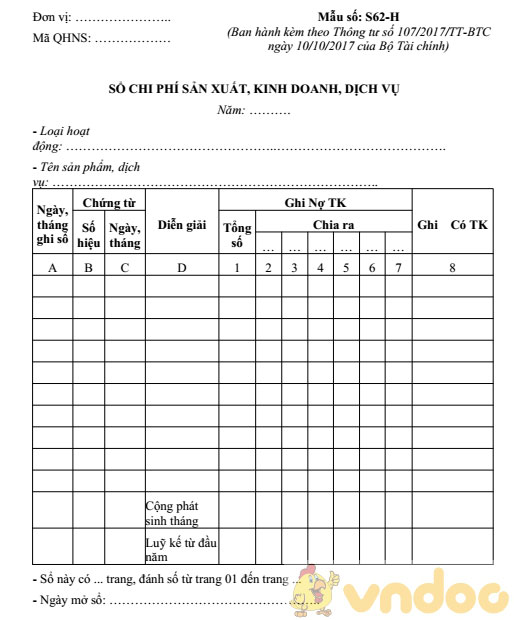 Sổ theo dõi dự toán từ nguồn NSNN trong nước