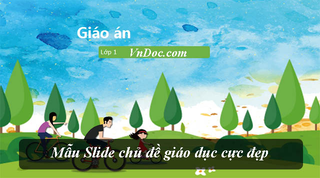 Mẫu slide học tập về giáo dục