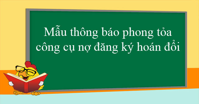 Mẫu thông báo kết quả đấu thầu hoán đổi công cụ nợ
