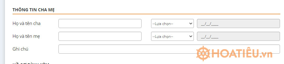 Tờ khai cấp bản sao trích lục hộ tịch