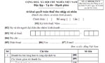 Mẫu tờ khai quyết toán thuế thu nhập cá nhân – Thông tư số 84/2008/TT-BTC