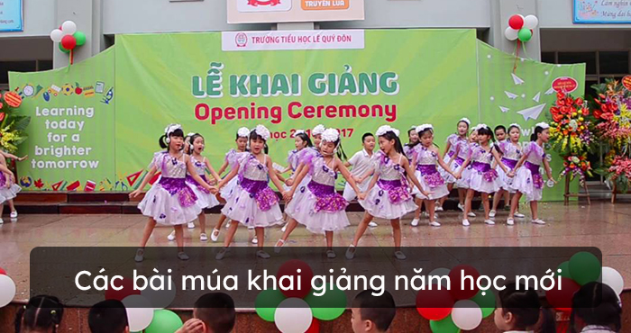 Múa khai giảng tiểu học