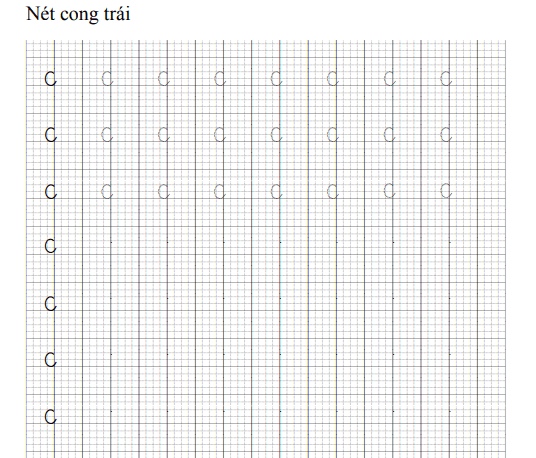 Nét cong trái