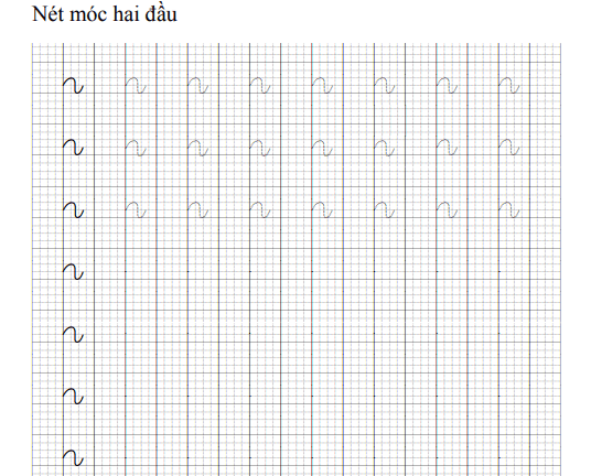 Nét móc 2 đầu