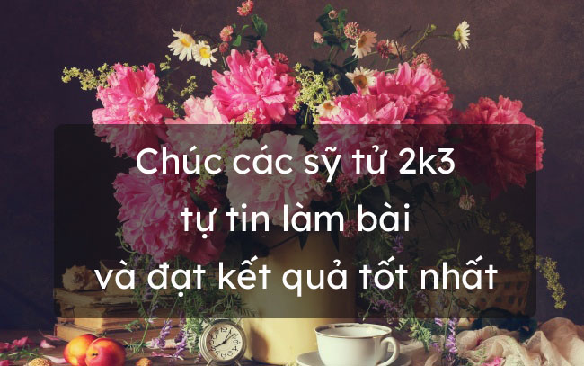 Lời chúc thi tốt