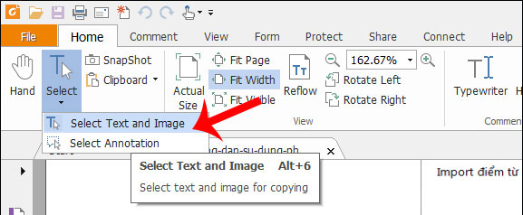 Copy nội dung trong file PDF