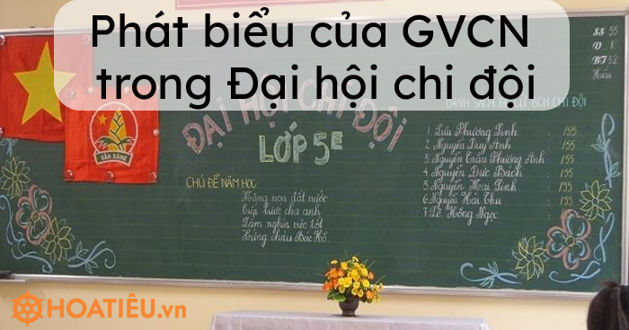Phát biểu của GVCN trong Đại hội chi đội