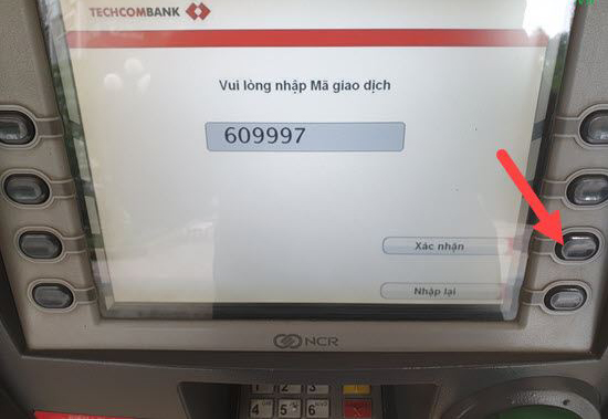 Rút tiền không dùng thẻ techcombank