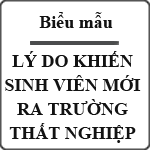 Lỗi xin việc khiến sinh viên mới ra trường thất nghiệp