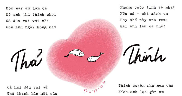 Stt thả thính bằng thơ cực hay và bá đạo