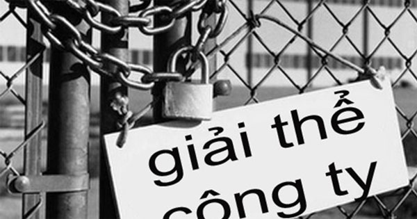 Thông báo giải thể Doanh nghiệp, Công ty