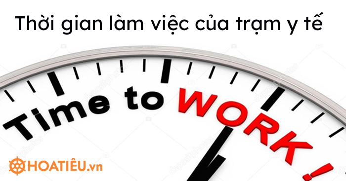 Thứ 7 trạm y tế có làm việc không?