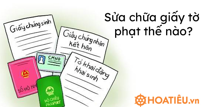 Tội sửa chữa giấy tờ 2021