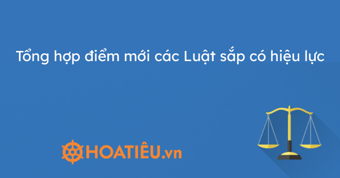 Các luật có hiệu lực từ 1/7/2020