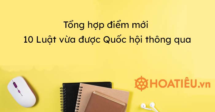 Tổng hợp điểm mới 10 Luật vừa được Quốc hội thông qua