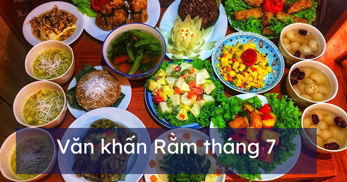 Văn khấn Rằm tháng 7 2021