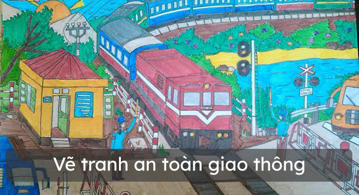 Vẽ tranh an toàn giao thông