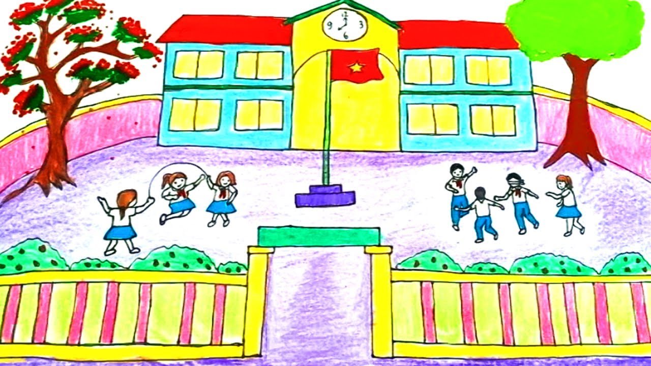 Vẽ một ngôi trường mơ ước