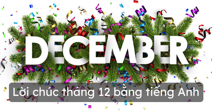 Xin chào tháng 12 bằng tiếng Anh